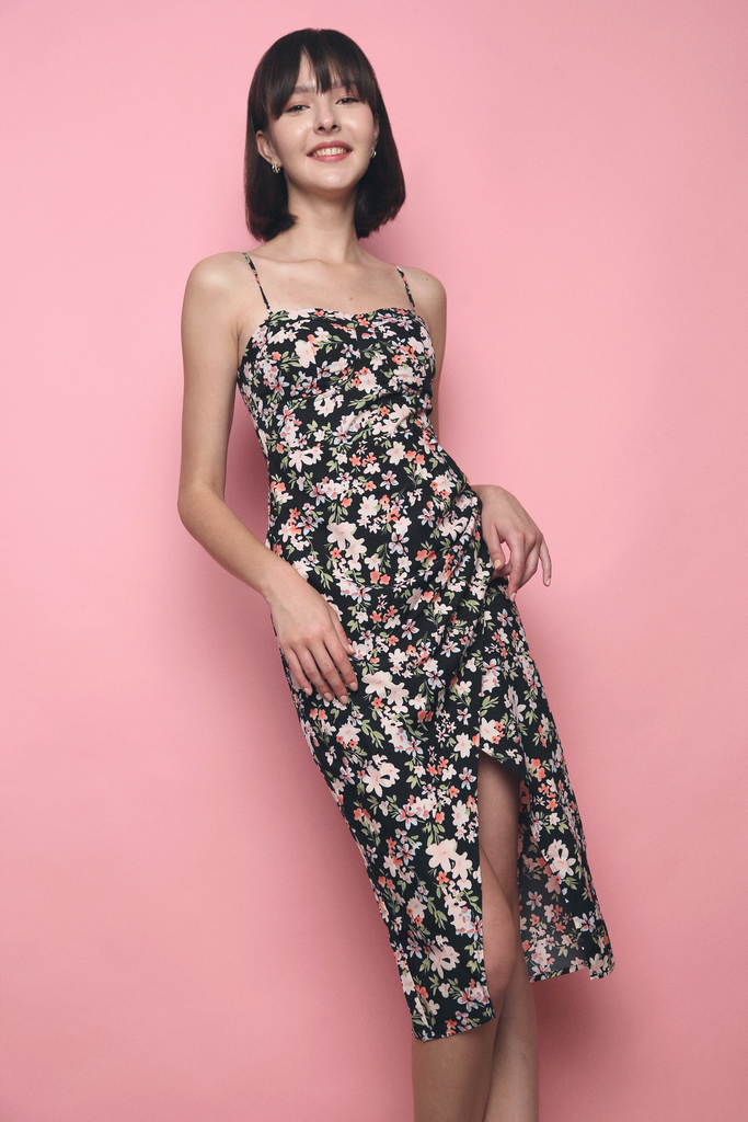 elaine midi dress majorelle Marjorelle Embellished Midi Dress