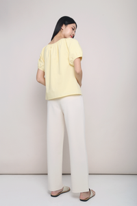Avalon Straight Leg Slacks Beige (Backorder)