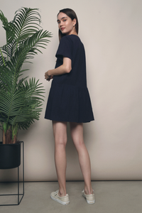 Jillyn Dropwaist Dress Navy