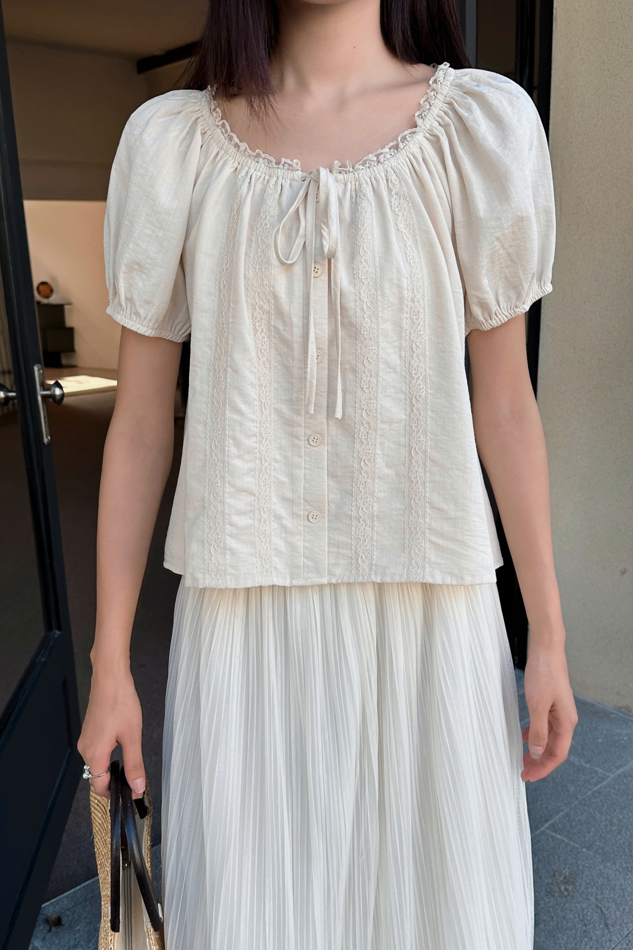 Sweet Talk Lace Top Malt (Backorder)