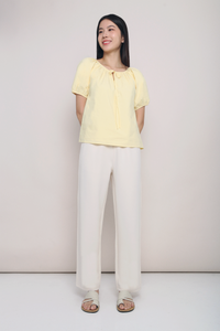 Avalon Straight Leg Slacks Beige (Backorder)
