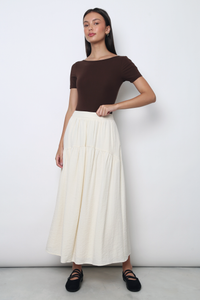 Monet Sleeved Bodysuit Brown