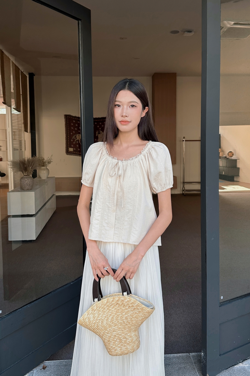 Sweet Talk Lace Top Malt (Backorder)