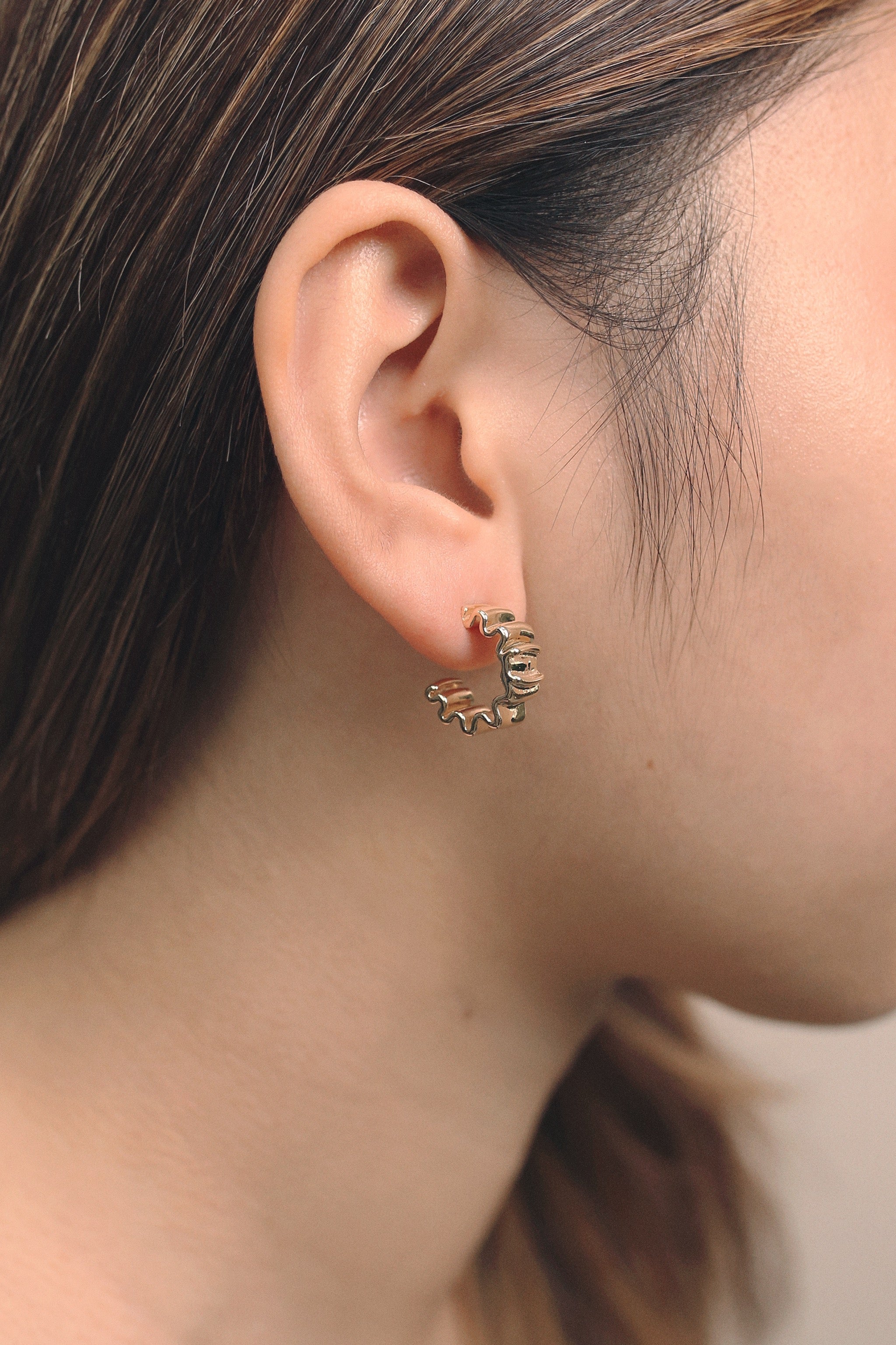 Ziggy Gold Earring