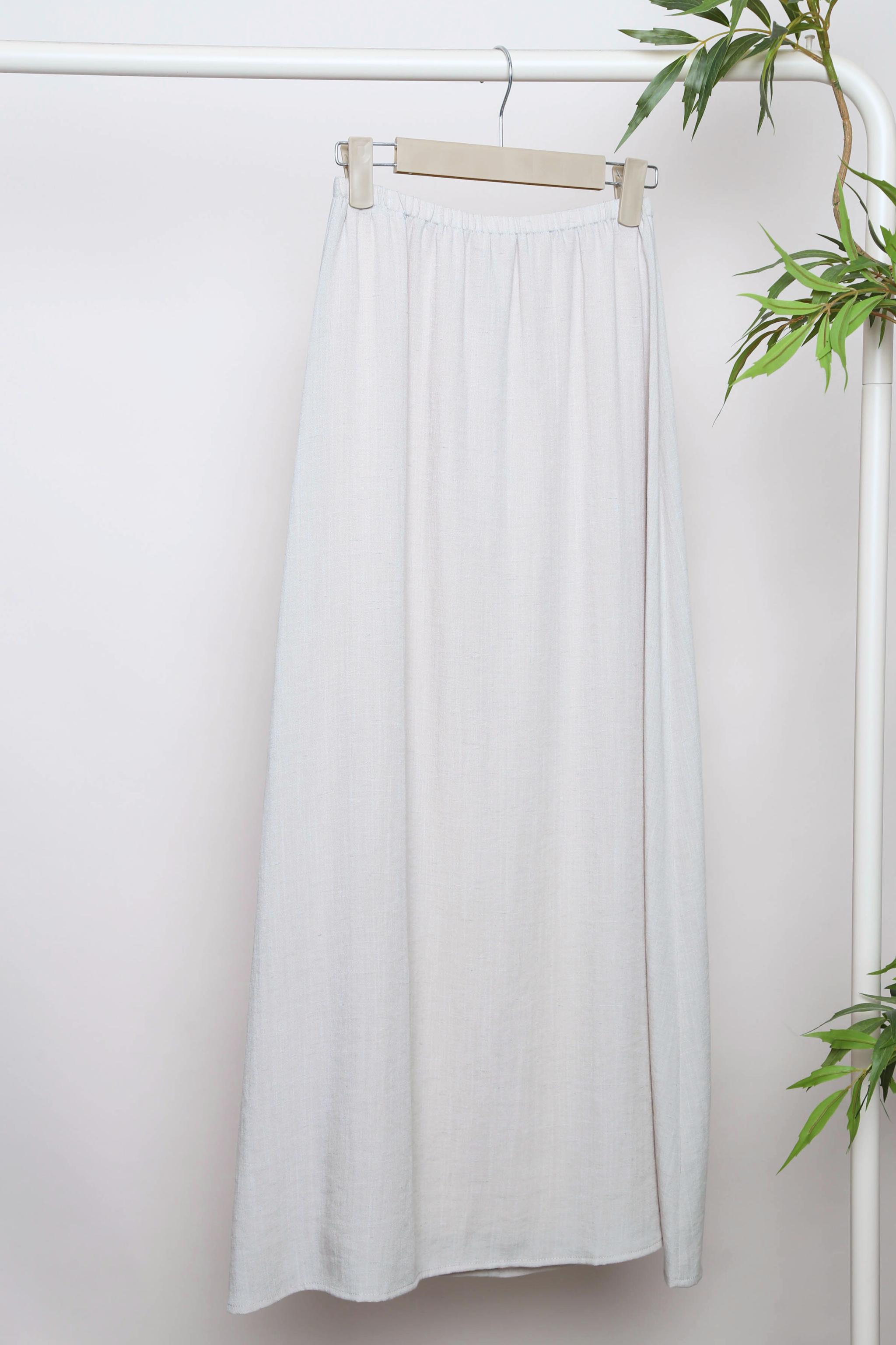 AM to PM Linen Midi Skirt Malt (Backorder)