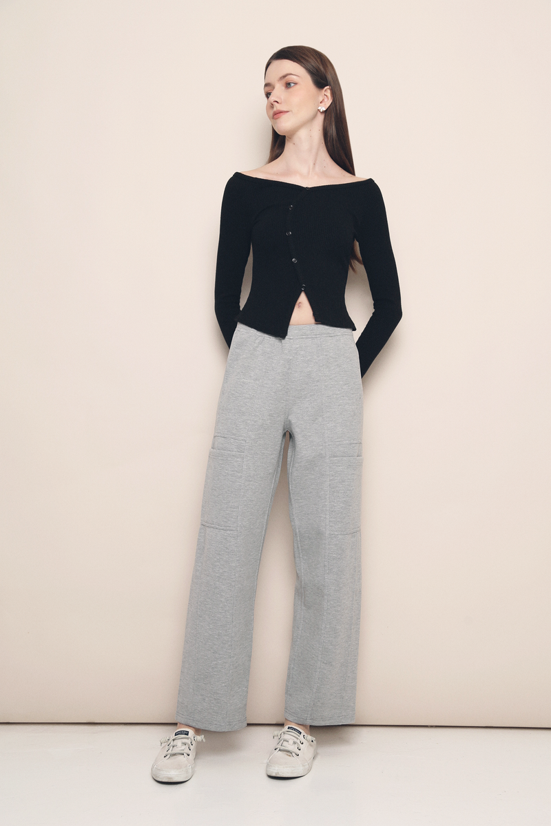 Aleks Pocket Slacks Grey