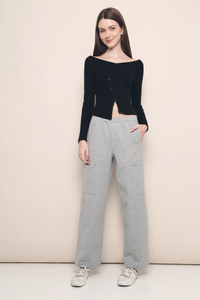Aleks Pocket Slacks Grey