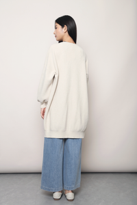 Alpine Longline Knit Cardigan Malt