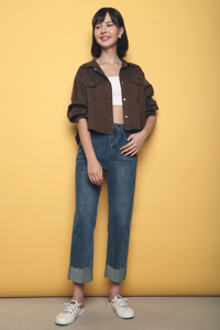 Angelo Pocket Shirt Brown