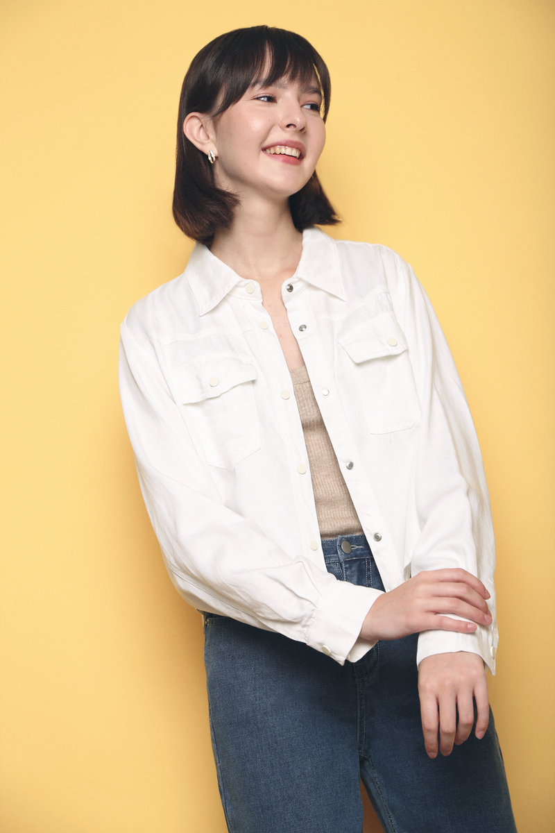 Angelo Pocket Shirt White