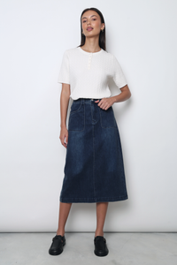 Areum Cable Knit Blouse Ivory