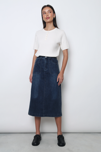 Areum Cable Knit Blouse Ivory