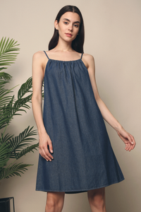 Ase Denim Dress Dark Denim