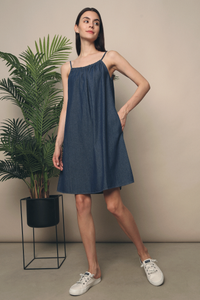 Ase Denim Dress Dark Denim