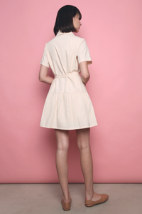 Shenzi Asymmetrical Shirt Dress Malt