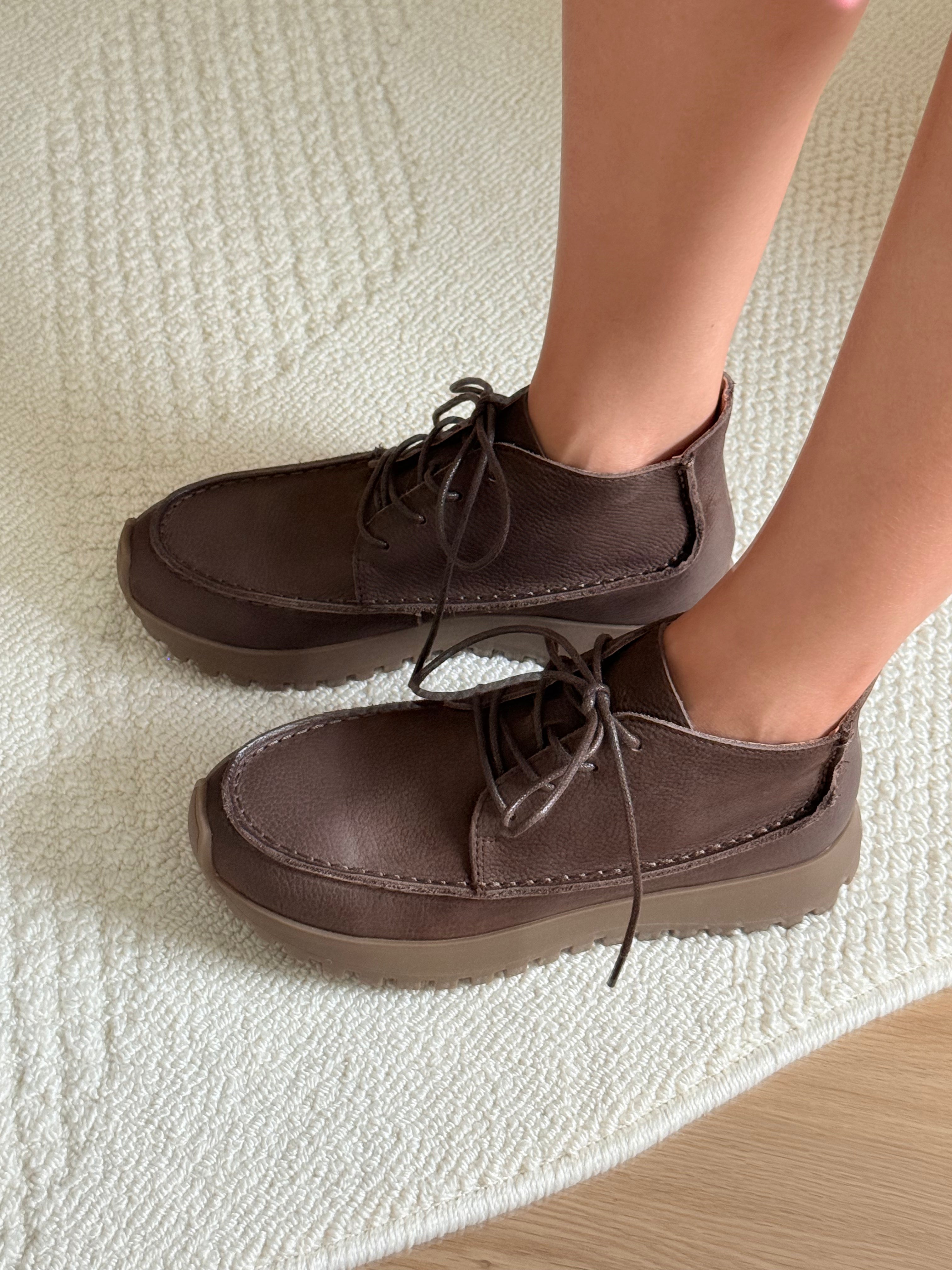 Atlas Ankle Leather Boots Brown (Restock)