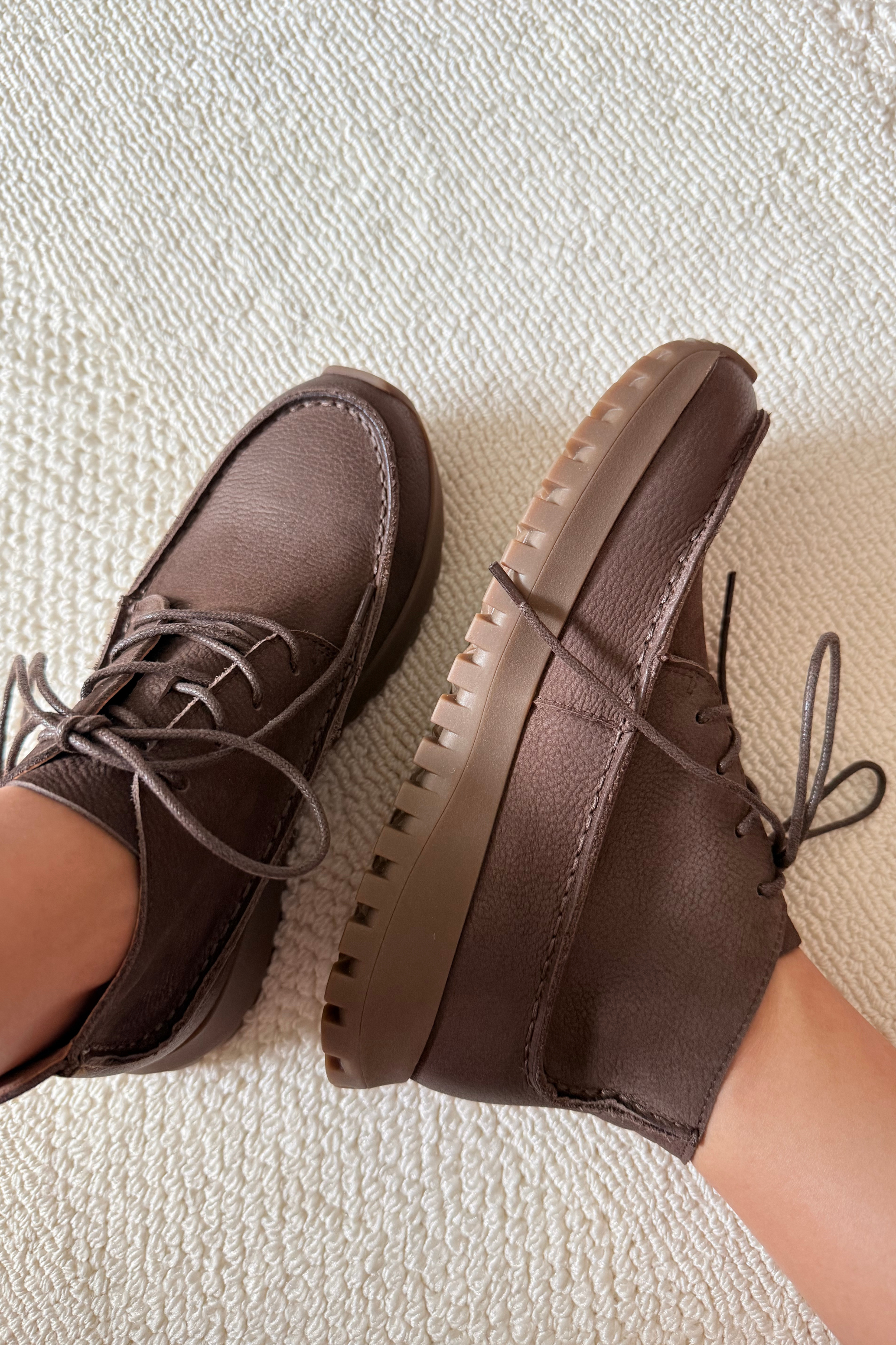 Atlas Ankle Leather Boots Brown