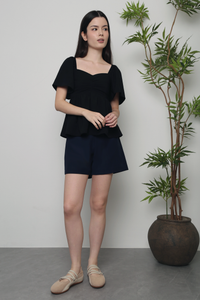 Ava Lou Sweetheart Top Black