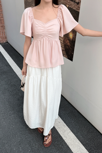 Ava Lou Sweetheart Top Blush