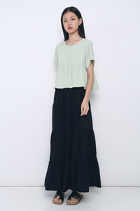 Bailey Button Down Top Apple Mint