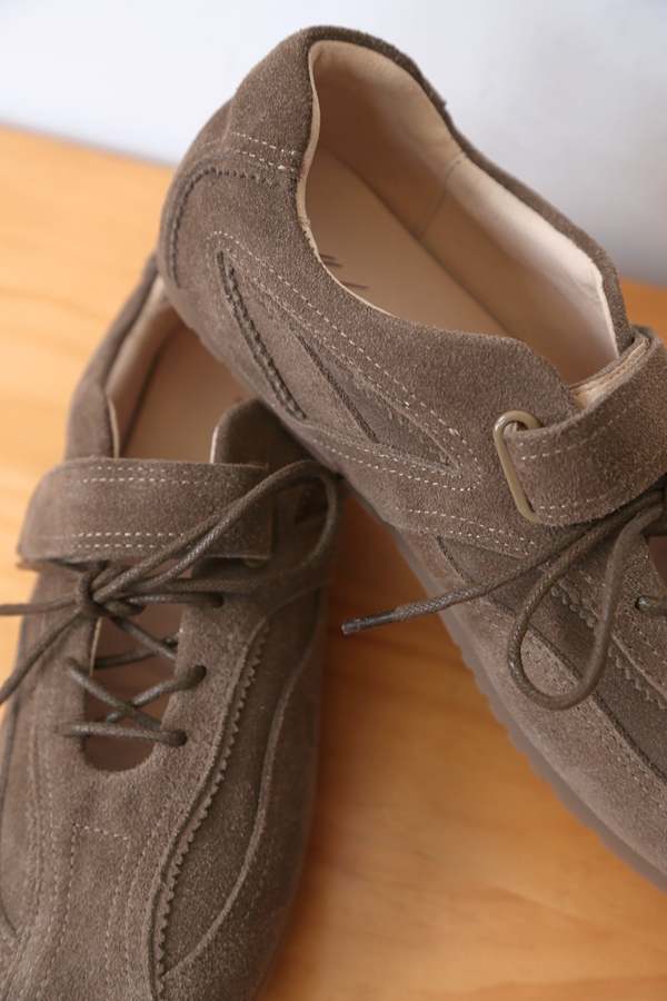 Ballet Core Lace Sneakers Brown