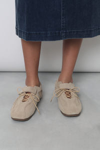 Ballet Core Lace Sneakers Light Sand