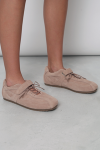 Ballet Core Lace Sneakers Mauve Rose