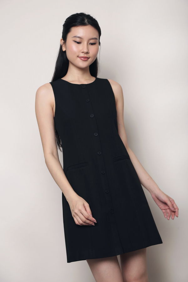 Balmoral Shift Dress Black