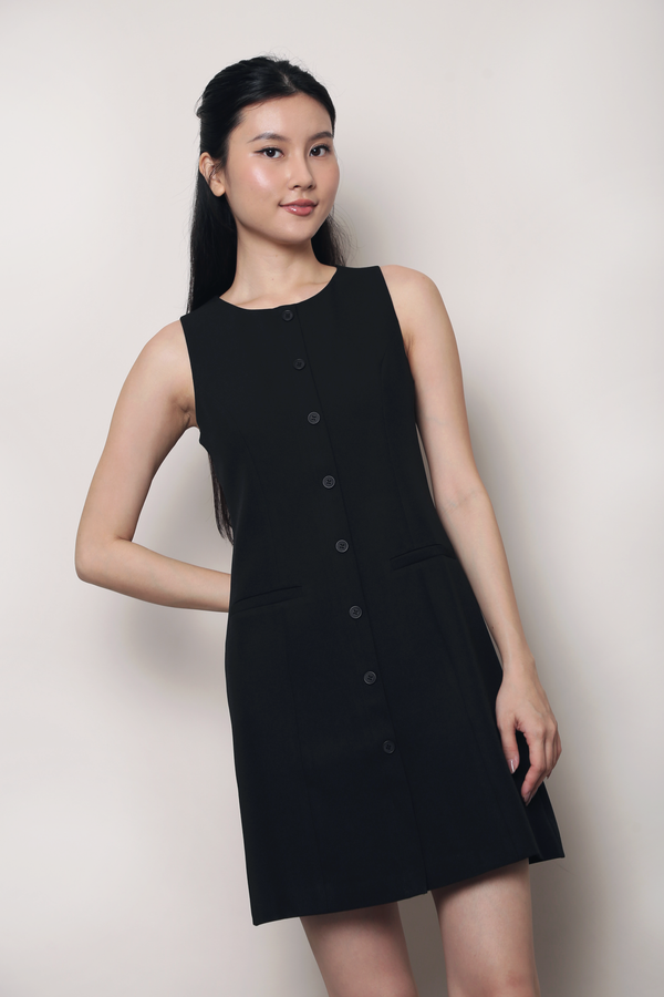 Balmoral Shift Dress Black