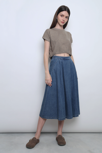 Bambam Cropped Knit Cocoa