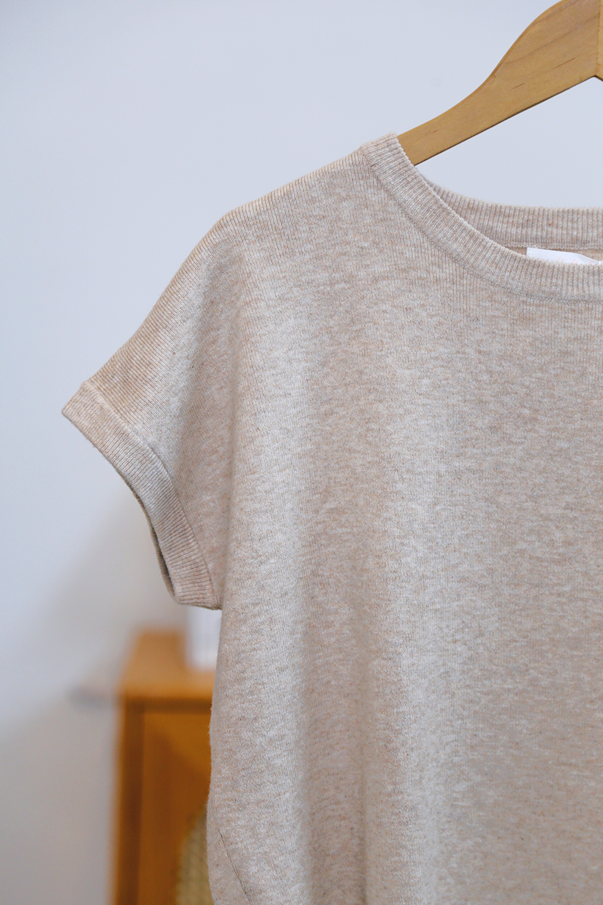 Bare Form Knit Blouse Oat (Backorder)