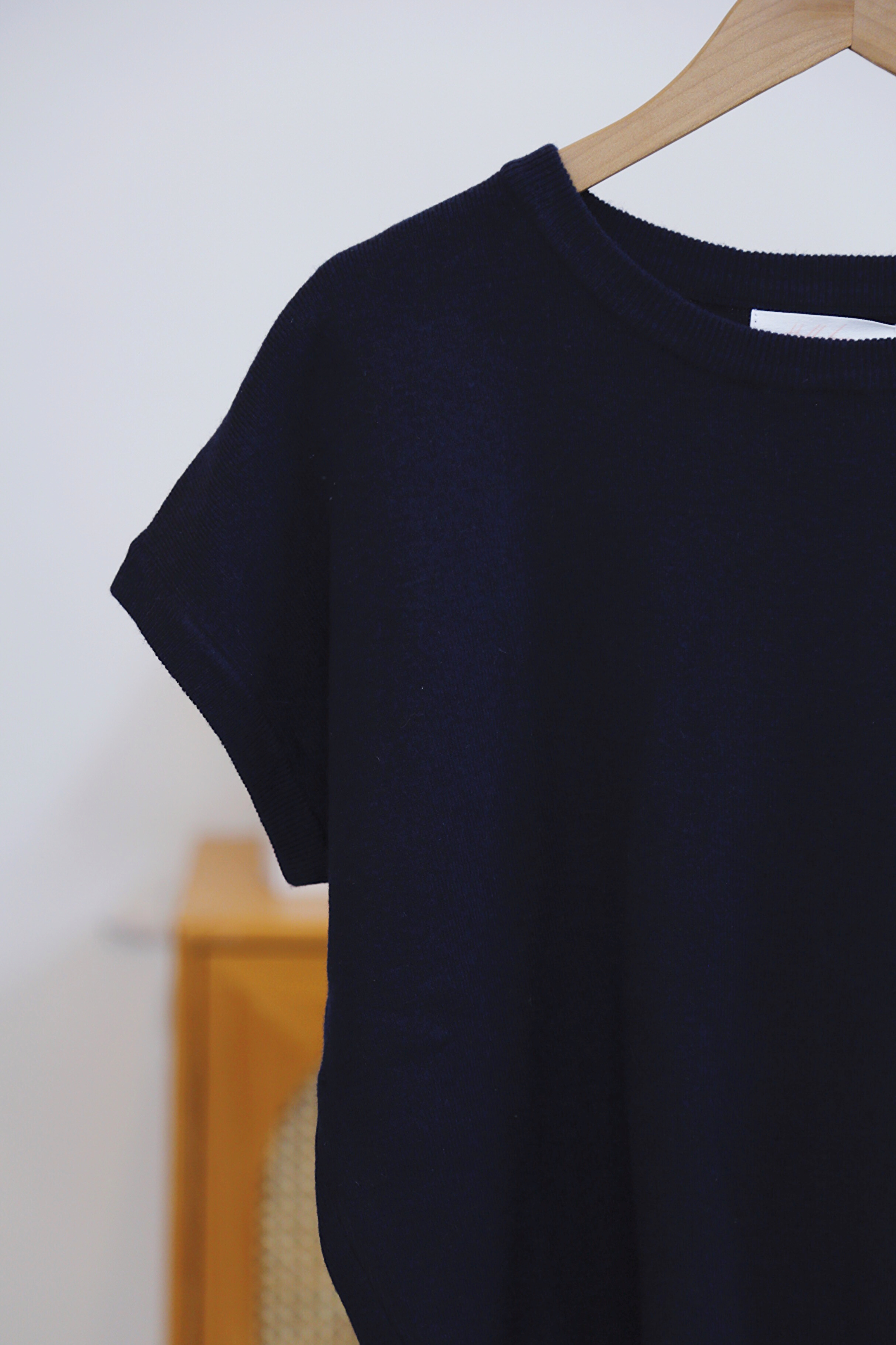 Bare Form Knit Blouse Midnight Navy