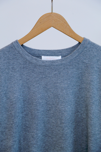 Bare Form Knit Blouse Heather Grey (Backorder)