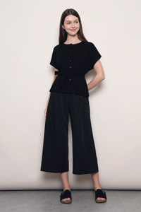 Barefoot in Capri Culottes Black
