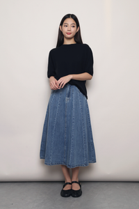 Better Basics Knit Blouse Black (Backorder)