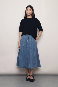 Better Basics Knit Blouse Black (Backorder)