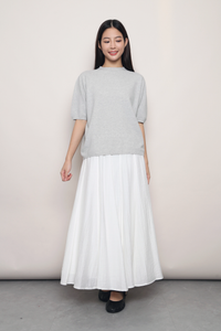 Better Basics Knit Blouse Heather Grey (Backorder)