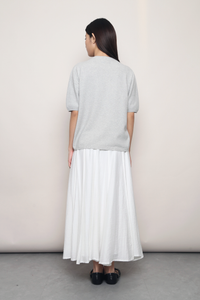 Better Basics Knit Blouse Heather Grey (Backorder)