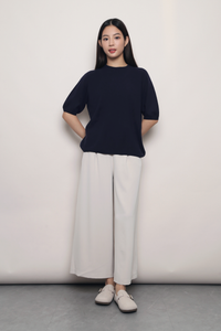 Better Basics Knit Blouse Midnight Navy (Backorder)
