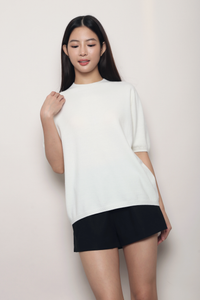 Better Basics Knit Blouse Off White (Backorder)