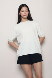 Better Basics Knit Blouse Off White (Backorder)