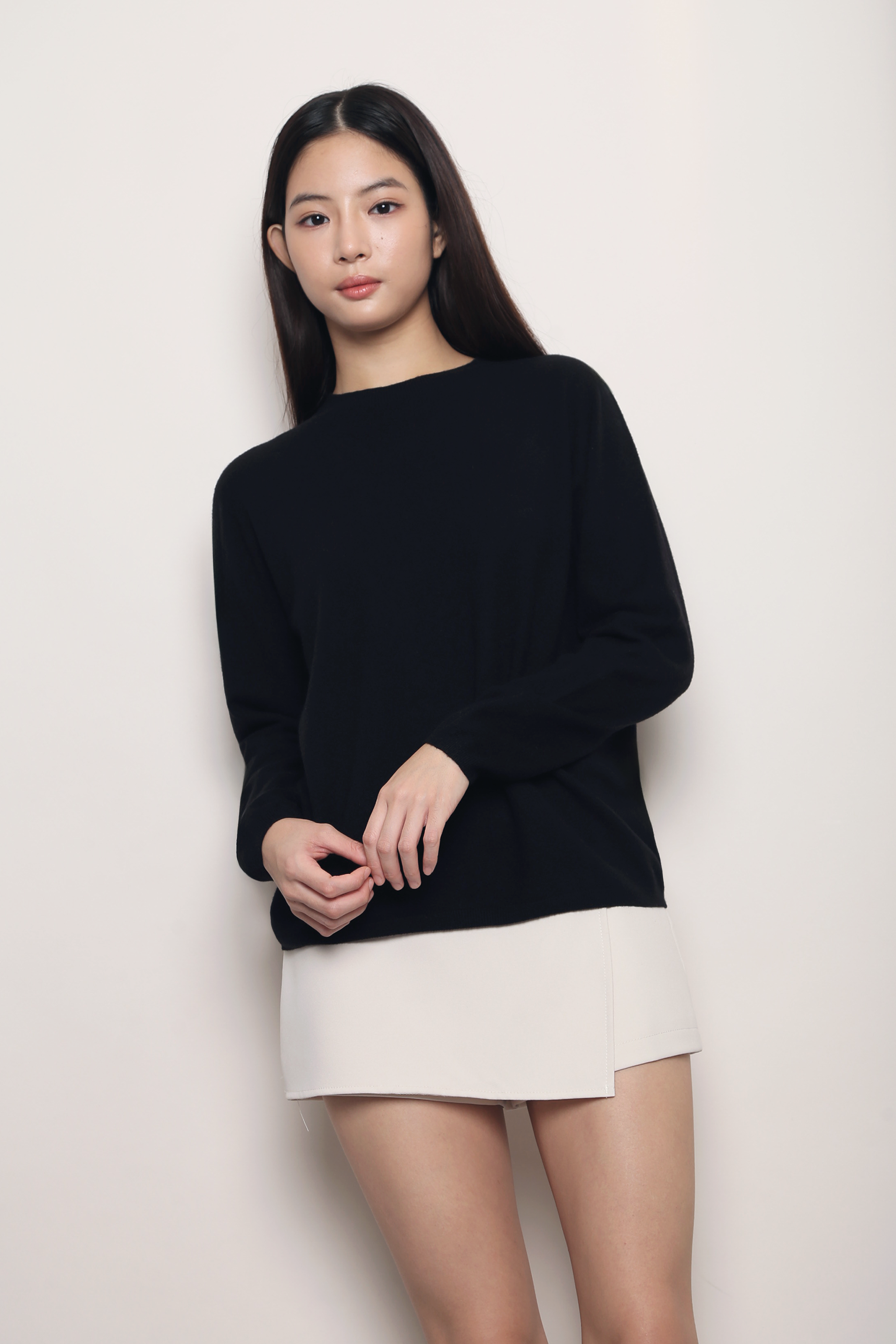 Between Seasons Knit Top Black (Backorder)