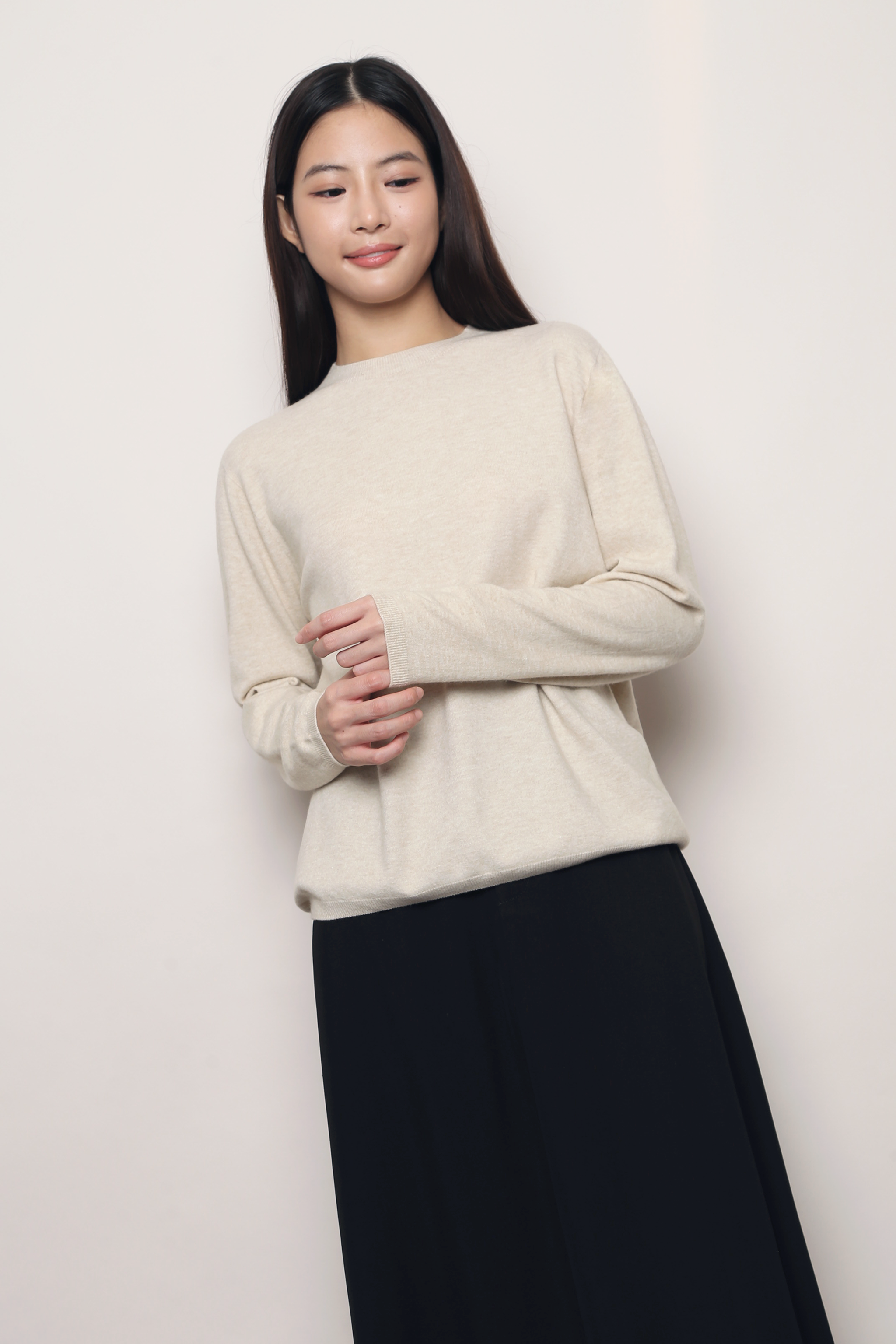 Between Seasons Knit Top Cream (Backorder)