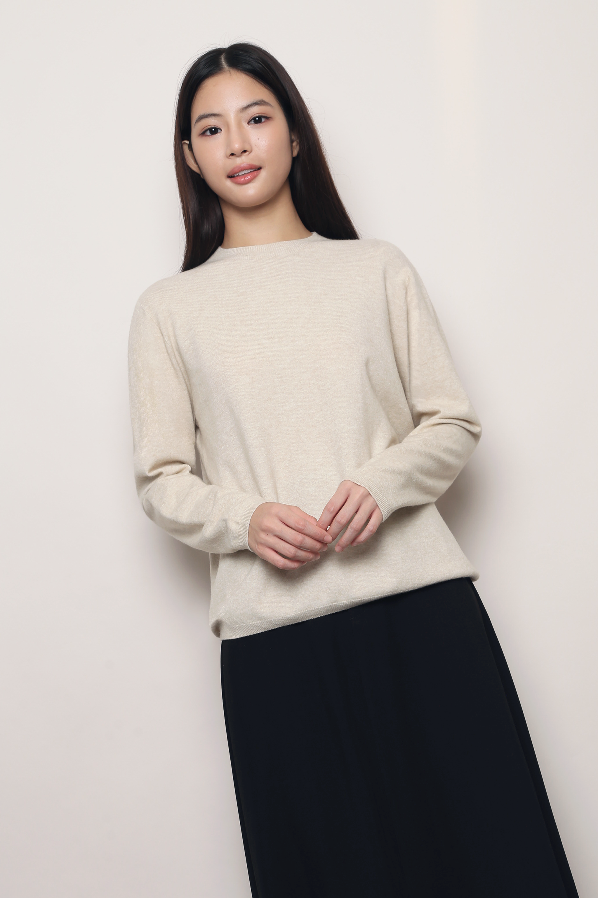 Between Seasons Knit Top Cream (Backorder)