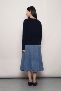 (Premium) Countryside Cable Knit Sweater Navy (Backorder)