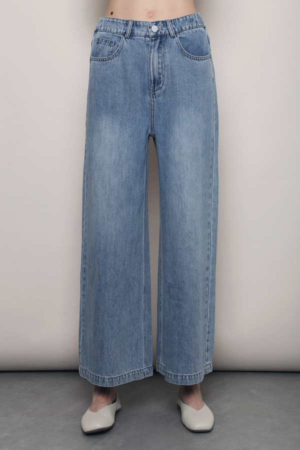 Bleu Slouchy Jeans (Backorder)