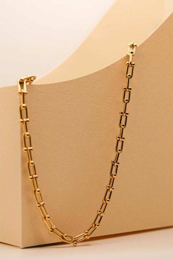 Bold Chain Necklace Gold