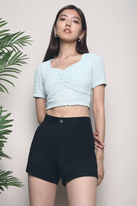 Ayesha Cuff Hem Shorts Black