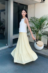 Bow Alert Strappy Top White