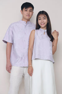 CNY Noah Oriental Shirt Amethyst